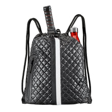 Load image into Gallery viewer, Oliver Thomas In a Cinch Tennis Backpack - Black/One Size
 - 1