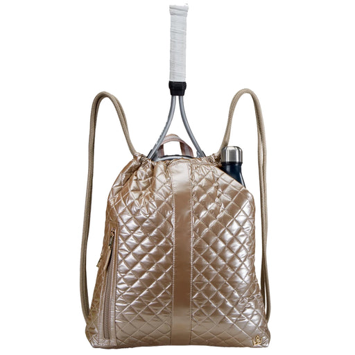 Oliver Thomas In a Cinch Tennis Backpack - Rose Gold/One Size