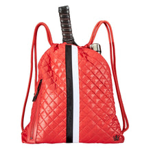 Load image into Gallery viewer, Oliver Thomas In a Cinch Tennis Backpack - Tomato Red/One Size
 - 11