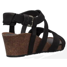 Load image into Gallery viewer, Teva Mahonia Wedge Black Womens Sandals
 - 4