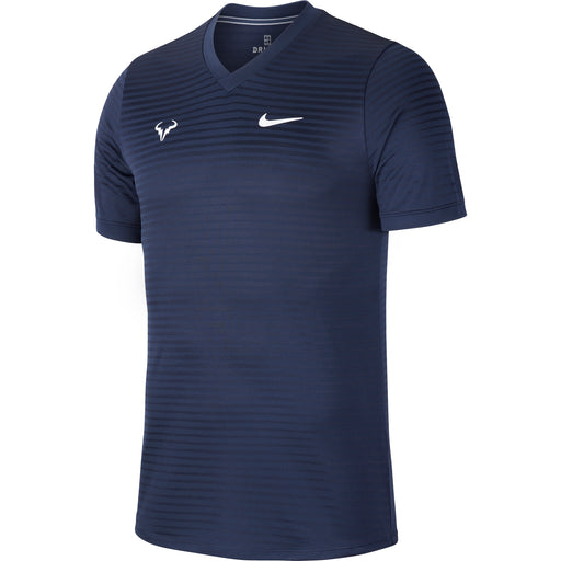Nike Rafa Challenger Mens Short Sleeve Shirt - 451 OBSIDIAN/XL