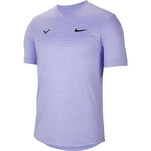 Nike Rafa Challenger Mens Short Sleeve Shirt - 531 PURPLE PULS/XL