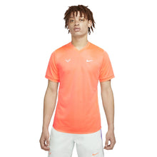Load image into Gallery viewer, Nike Rafa Challenger Mens Short Sleeve Shirt - MANGO/B GRN 854/XL
 - 1