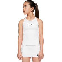 Load image into Gallery viewer, Nike Court Dry Girls Tennis Tank Top - 100 WHITE/XL
 - 5