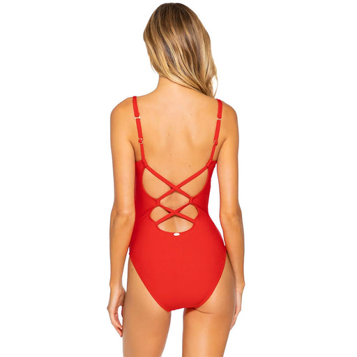 Sunsets Veronica One Piece Womens Scarlet Swimsuit