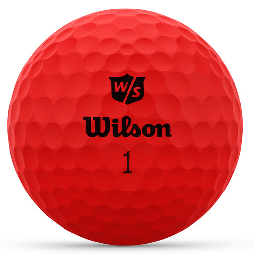 Wilson Duo Optix Red Golf Balls - Dozen