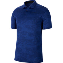 Load image into Gallery viewer, Nike Dri-FIT Vapor Camo Jacquard Mens Golf Polo - 492 BLUE VOID/XXL
 - 8