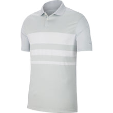 Load image into Gallery viewer, Nike Vapor Stripe Dri Fit Mens Golf Polo - 043 PURE PLAT/XL
 - 1