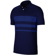 Load image into Gallery viewer, Nike Vapor Stripe Dri Fit Mens Golf Polo - 492 BLUE VOID/XXL
 - 4