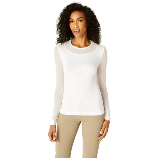 Anatomie Kim Mesh Sleeve Womens Shirt