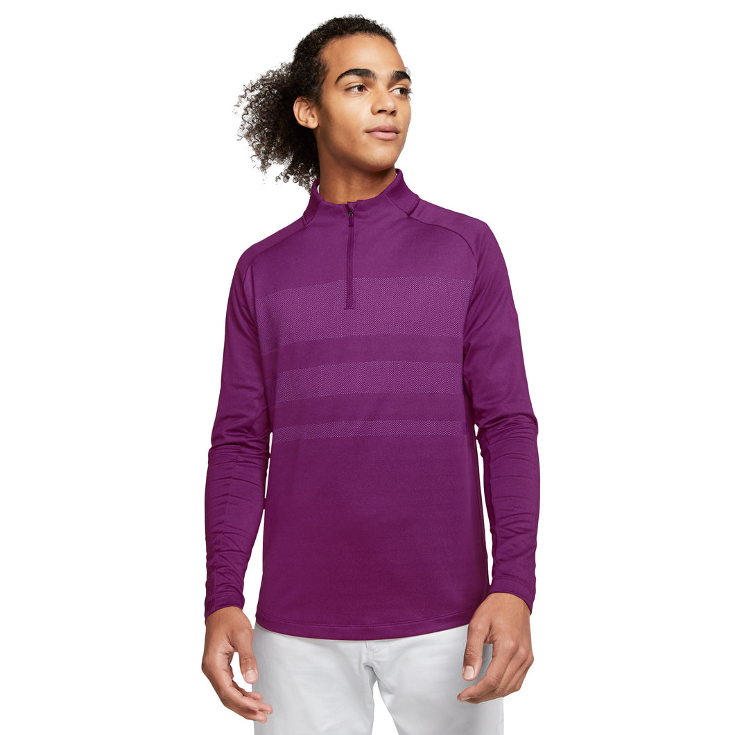 Nike Dri Fit Vapor Mens Golf 1/2 Zip 2020 - BRGHT GRAPE 502/XL