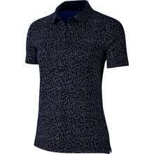 Load image into Gallery viewer, Nike Fairway UV Dri Fit Print Womens Golf Polo - 492 BLUE VOID/XL
 - 1