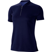 Load image into Gallery viewer, Nike Dri Fit Womens Short Sleeve Golf Polo - 492 BLUE VOID/L
 - 5