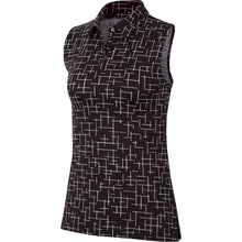 Load image into Gallery viewer, Nike Dri-FIT Fairway Printed Womens SL Polo - 010 BLACK/L
 - 1