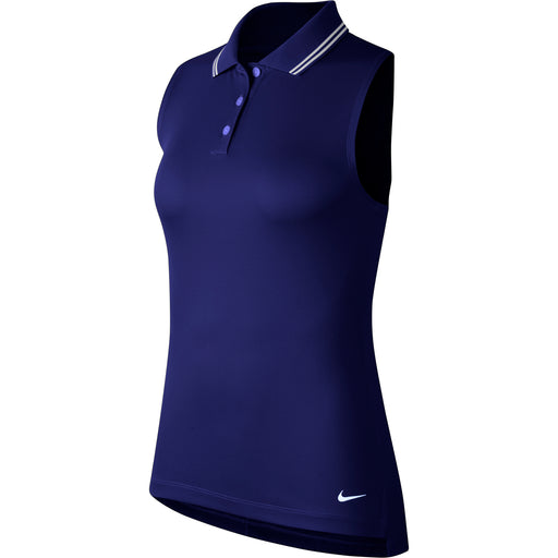 Nike Dri-FIT Victory Solid Womens SL Golf Polo - 492 BLUE VOID/XL