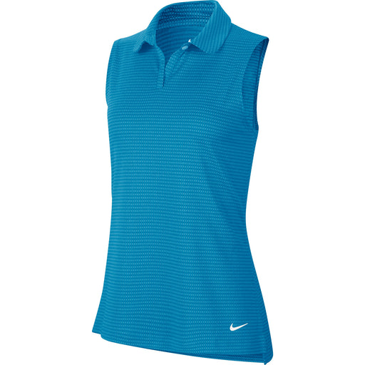 Nike Dri Fit Victory SL Texture OLC W Golf Polo - 446 LASER BLUE/L