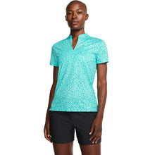 Load image into Gallery viewer, Nike Dri-FIT Victory Blade Printed Womens Polo - 434 LIGHT AQUA/XL
 - 1