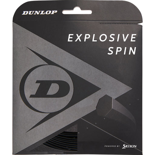 Dunlop Explosive Spin 17G Black Tennis String - Default Title