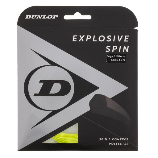 Dunlop Explosive Spin 16g Yellow Tennis String - Default Title
