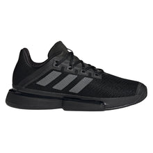 Load image into Gallery viewer, Adidas Solematch Bounce Black Mens Tennis Shoes - Blk/Night/Blk/14.0
 - 1