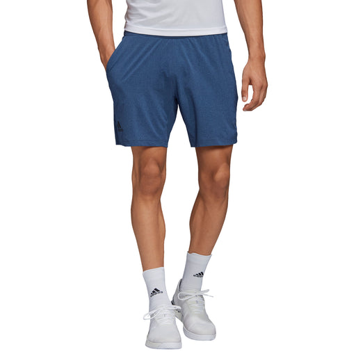 Adidas Ergo Melange 9in Indigo Mens Tennis Shorts