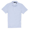 Polo Golf Tour Pique Striped Pro Fit Blue White Mens Golf Polo