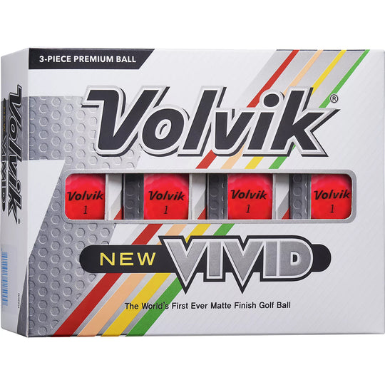 Volvik Vivid Pink Golf Balls 12-Pack