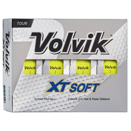 Volvik XT Soft Yellow Golf Balls 12-Pack