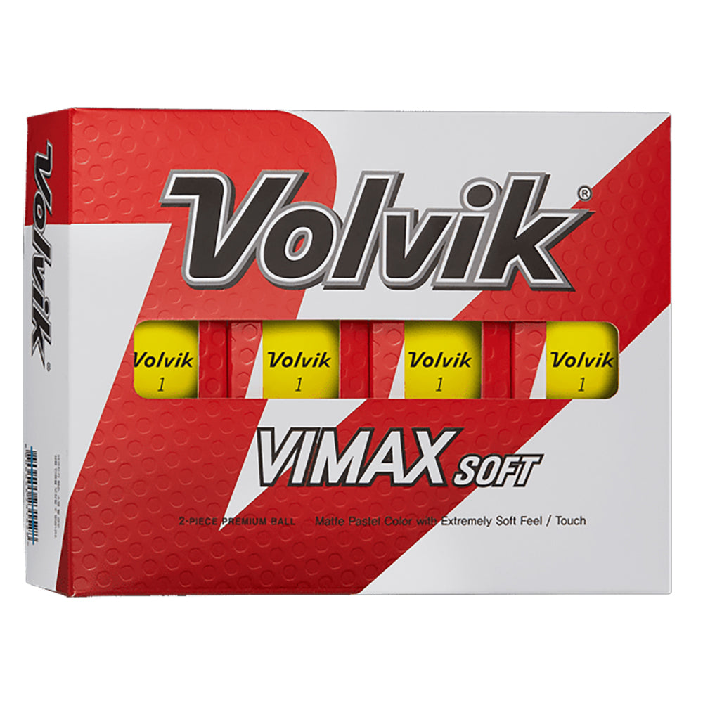 Volvik ViMax Yellow Golf Balls 12-Pack - Default Title