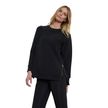 Load image into Gallery viewer, Varley Manning Womens Sweatshirt - Black Rib/L
 - 1