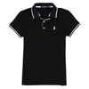 Polo Golf Performance Pique Val Black Womens Golf Polo