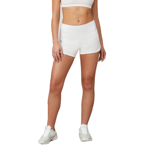 Fila Essentials Stretch Woven Womens Tennis Shorts - 100 WHITE/L