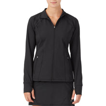 Load image into Gallery viewer, Fila Essentials Full Zip Womens Tennis Jacket - Black/XL
 - 1