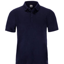 Load image into Gallery viewer, Fila Pique Mens Tennis Polo - 412 NAVY HTHR/XXL
 - 4