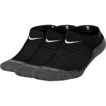 Load image into Gallery viewer, Nike Dry Cushion 3 Pack Kids No Show Socks - Black/Grey/Wht/M
 - 1
