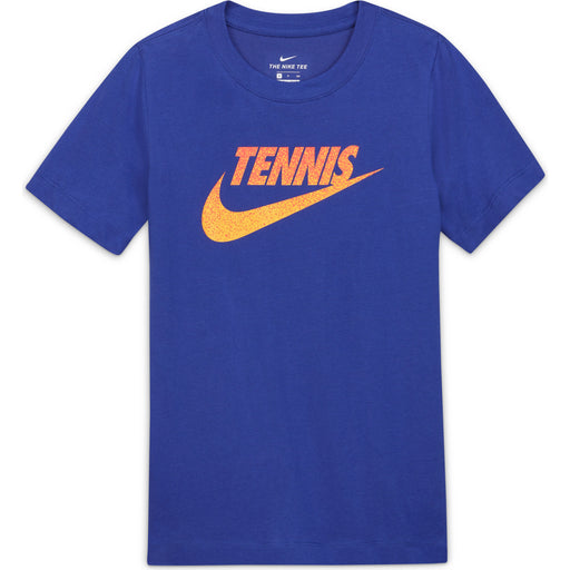 Nike Court Big Kids Graphic Boys Tennis T-Shirt - LT CONCORD 471/XL