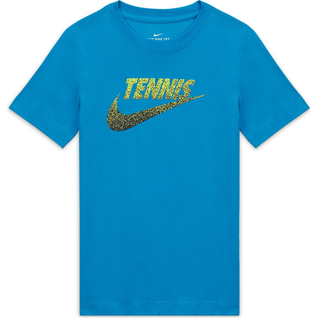 Nike Court Big Kids Graphic Boys Tennis T-Shirt - NEO TURQ 425/XL