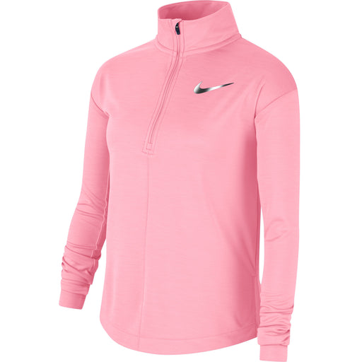 Nike Run Girls Long Sleeve 1/2 Zip - PINK 654/L