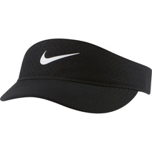 Load image into Gallery viewer, Nike Court Advantage Womens Tennis Visor - BLACK 010/One Size
 - 1
