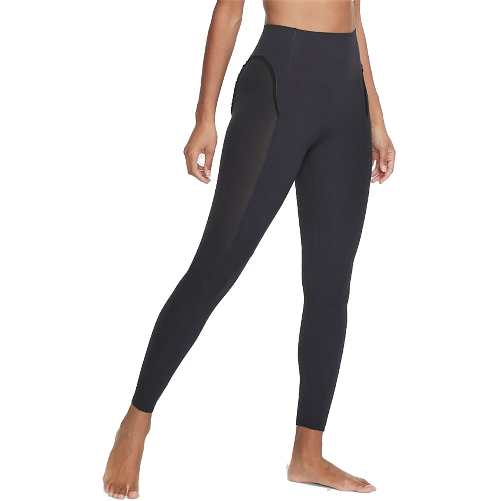 Nike Yoga Statement 7/8 Womens Leggings - BLACK 010/L