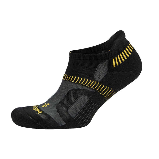 Balega Hidden Contour Unisex Running Socks - Black/Yellow/XL