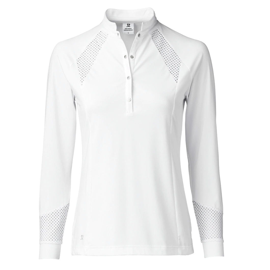 Daily Sports Linnea White Womens Golf Polo