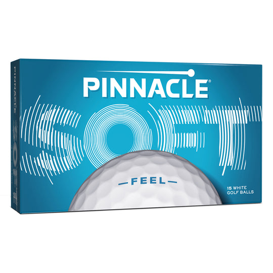 Pinnacle Soft White Golf Balls - 15 Pack