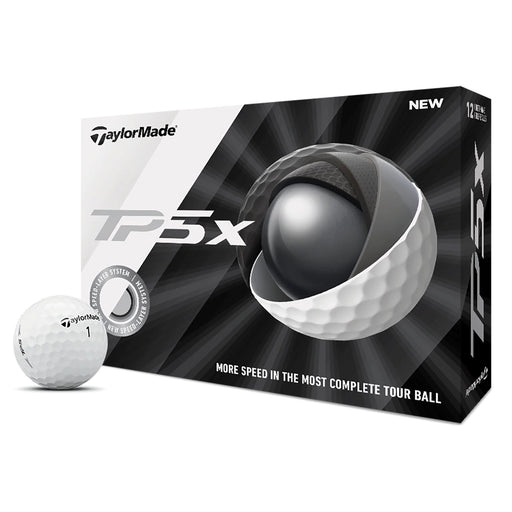 TaylorMade TP5x Golf Balls - Dozen 2020 - White