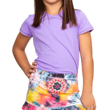 Load image into Gallery viewer, Sofibella UV Colors Girls SS Tennis Shirt - Amethyst/L
 - 1