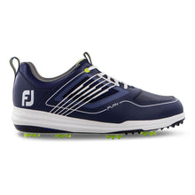 Load image into Gallery viewer, FootJoy Fury Spiked Mens Golf Shoes - Navy/White/11.0/D Medium
 - 17