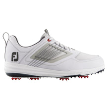 Load image into Gallery viewer, FootJoy Fury Spiked Mens Golf Shoes - White/Red/15.0/D Medium
 - 9