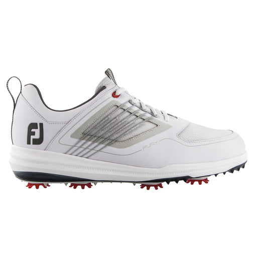 FootJoy Fury Spiked Mens Golf Shoes - White/Red/15.0/D Medium