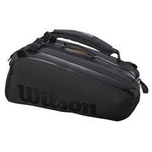 Load image into Gallery viewer, Wilson Super Tour Pro Staff 15 Pack Tennis Bag - Black
 - 1