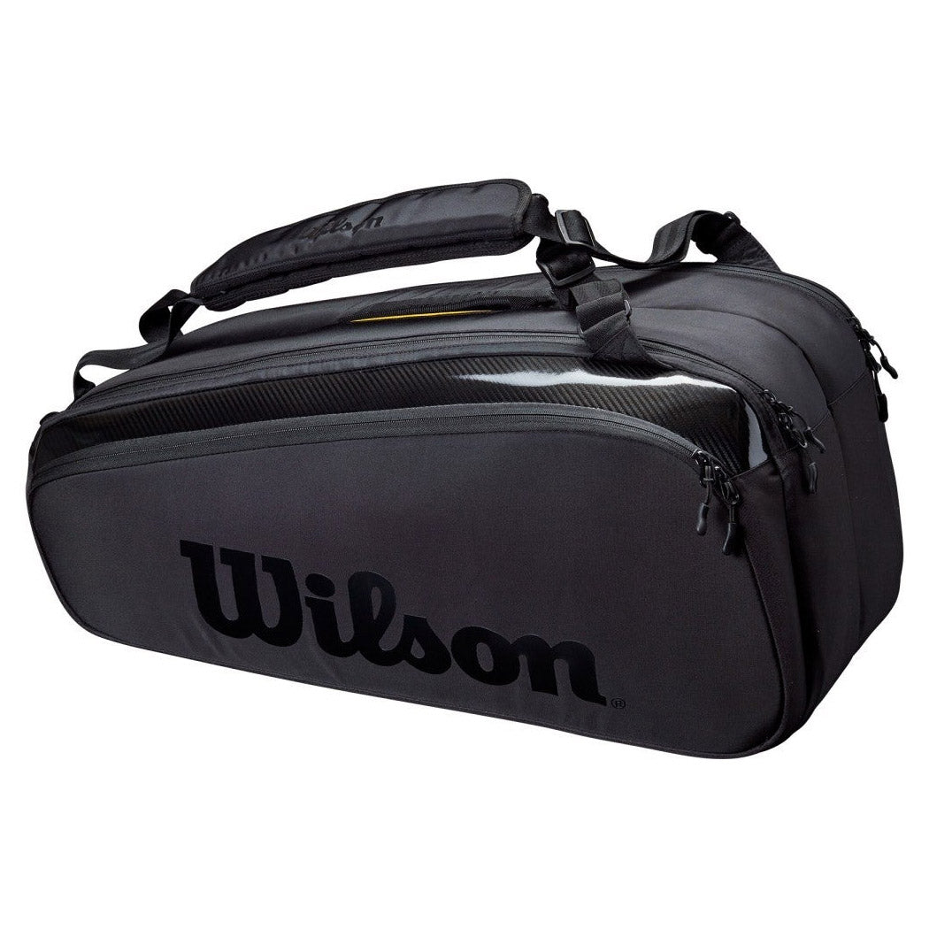 Wilson Super Tour Pro Staff 9 Pack Tennis Bag - Black